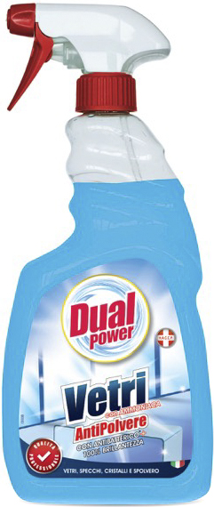 Засіб для миття скла DUAL POWER, 750мл